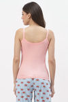 Floret Cotton Camisole (Pack of 2) - Wine Peach — thumbnail 3